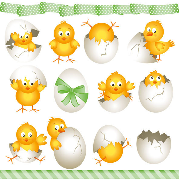 Servietten Funny Chickens, 20 Stück