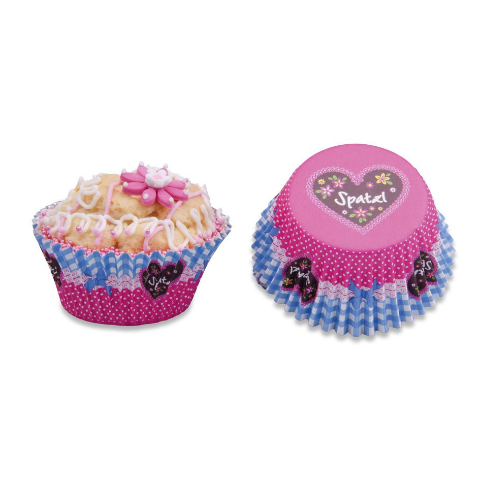 Cupcake Förmchen Spatzl, 50 Stück