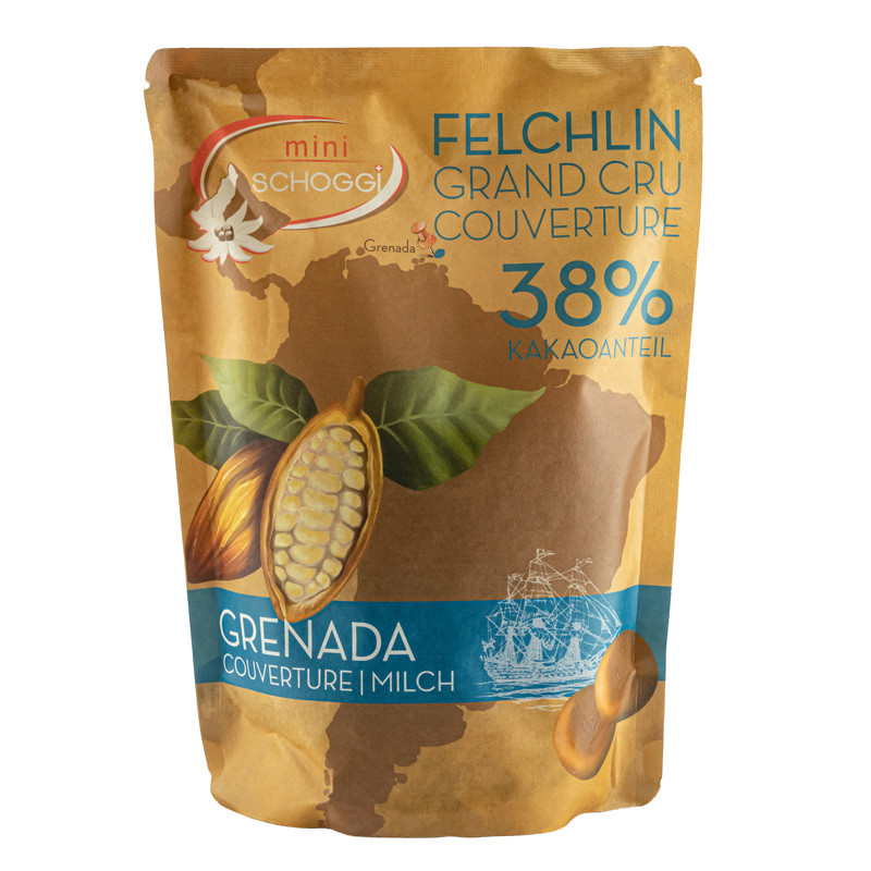 Felchlin Couverture Grand Cru Grenada 38 % 0.5 kg