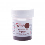 Fat soluble powder color brown for chocolate, 5 g