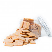 Dischi di torrone quadrati, 100g