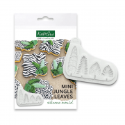 Gaufrage silicone feuilles de jungle