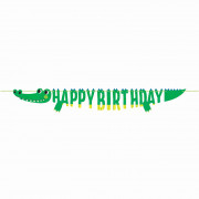 Girlande Alligator Happy Birthday
