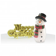 Cake Topper Set Bonhomme de neige classique