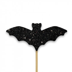 Cupcakes topper bat, 12 pieces