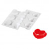 Silikonform Herz Diamant