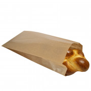 Sacchetto di carta per pane con piega 34,5 x 17 cm, 25 pezzi