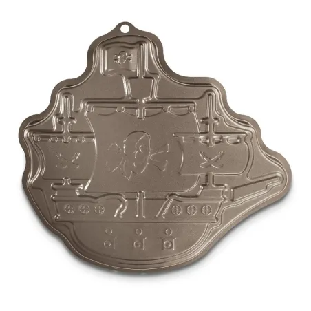 Baking pan pirate ship