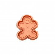 Cookie cutter with ejector gingerbread man