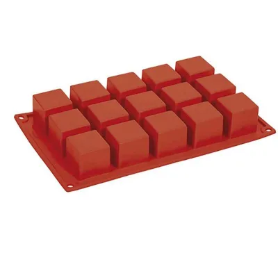 Silikonform Würfel 15 Stück für Süsses und Salziges