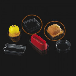 Patisserie Schalen Quadrat 2000 Stück Biologisch abbaubar