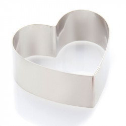 Cercle à tarte cœur Ø 26 cm x 5 cm