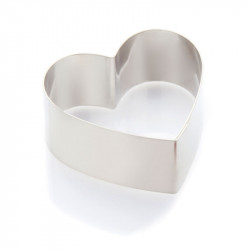 Cercle à tarte cœur Ø 18 cm x 5 cm