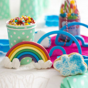 Cookie cutter rainbow and cloud 2 pieces