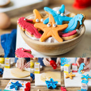 Cookie cutter starfish and...