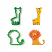 Cookie cutter lion and giraffe 2 pieces