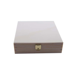 Boîte à chocolats en bois pour 9 chocolats