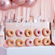 Donut wall rose gold