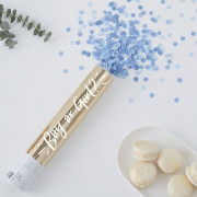 Gender Reveal Konfetti Kanone Blau