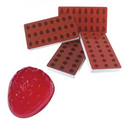 Moule pour gelée de fraise, 24 pièces