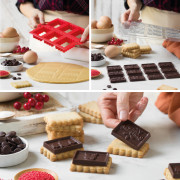 Butterkeks Ausstecher und Schokoladenform aus Kunststoff und polycarbonat