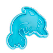 Cookie cutter with ejector dolphin