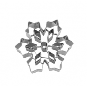 Ice crystal cookie cutter with details