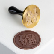 Chocolate stamp Love large