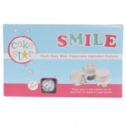 Set emporte-pièce lettres majuscules Mini 26 pièces