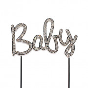  Topper per torta "Baby" Look diamante