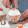 Cupcake Förmchen Fuchs, 36 Stück
