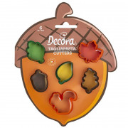 Cookie cutter autumn leaves 6 pieces