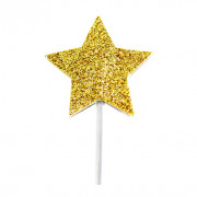 Cupcakes topper star, 12 pieces