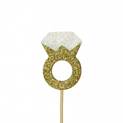 Cupcakes topper ring, 12 pieces
