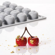 Mit der Silikonform Kirschen echte Patisserieträume herstellen