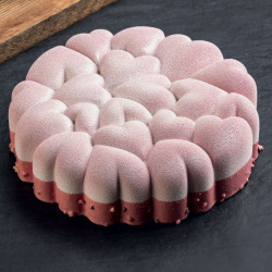Stampo in silicone Heart Mix Ø 18 cm