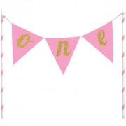 Cake Pennant One Gold
