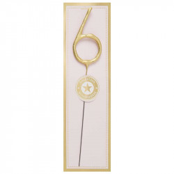 Wunderkerze 6 Gold