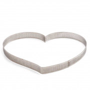 Cake ring perforated heart 24 x 22 x 3.5 cm