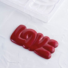 Schokoladentafel Giessform Love