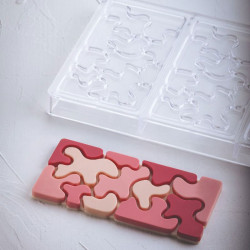 Schokoladentafel Giessform Flecken