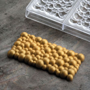 Chocolate bar casting mold Bubble