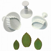 Rosenblätter Ausstecher, 3-teiliges Set