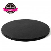 Cake Plate Round Extra Strong Black Ø 30.5 cm