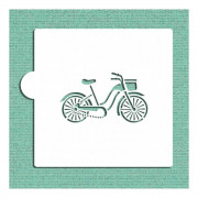 Bicicletta a stencil