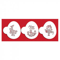 Stencils Ostern, 3 Stück