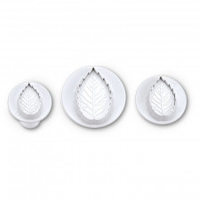 Blätter Ausstecher-Set, 3-teilig für tolle Fondant-Dekorationen