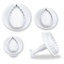 Blätter Ausstecher-Set, 3-teilig für tolle Fondant-Dekorationen