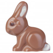 Chocolate mold small bunny, 4 pieces