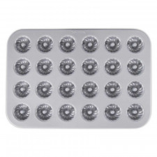 Gugelhupf Backform mini, 24 Stück für süsse Desserts